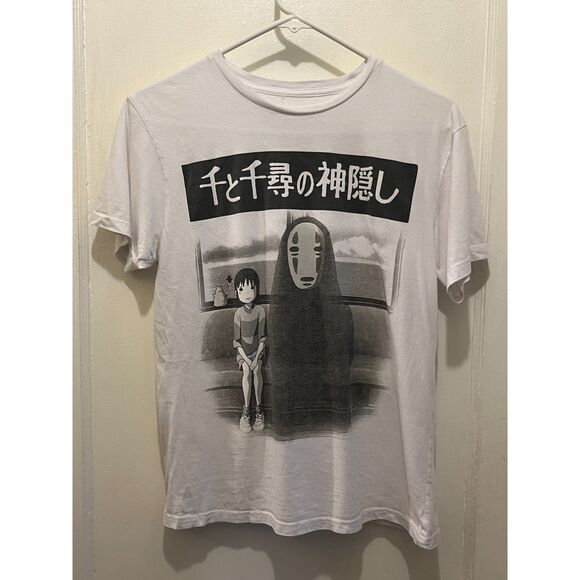 Spirited Away Bioworld White Cotton T Shirt Tee Top   Women's Size Medium - Picture 1 of 7